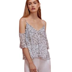 NWT KEEPSAKE White Morning Rain Blouse